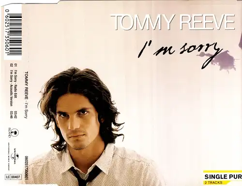 Reeve, Tommy - I&#039;m Désolé [CD-Single]