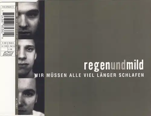 Regenundmild - Wir Müssen Alle Viel Länger Schlafen [CD-Single]