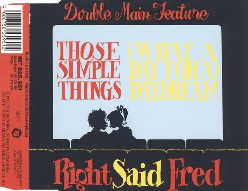 Right Said Fred - Those Simple Things [CD-Single]