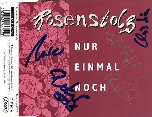 Fière rose - Une seule fois [CD-Single]