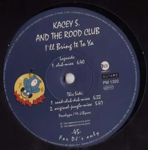 S., Kacey & The Rood Club - I'll Bring It To Ya [12" Maxi]