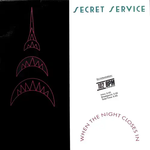 Secret Service - When The Night Closes In [12&quot; Maxi]