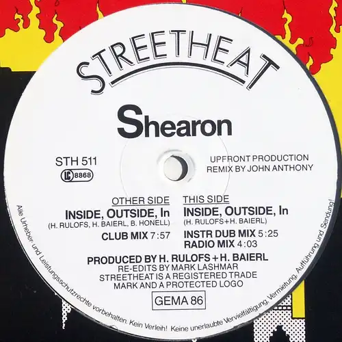 Shearon - Inside, Outside, In [12" Maxi]