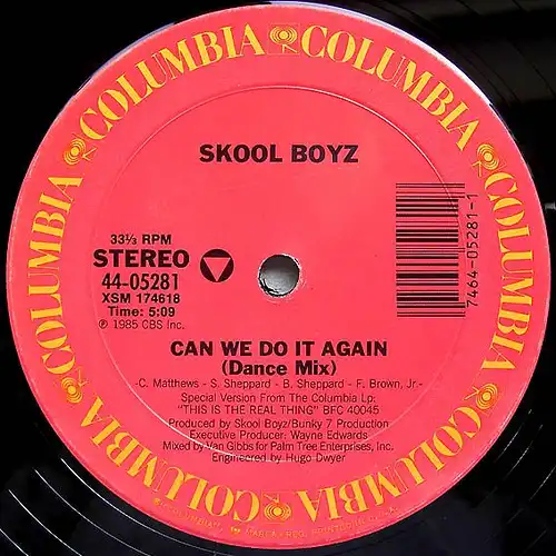 Skool Boyz - Can We Do It Again [12&quot; Maxi]