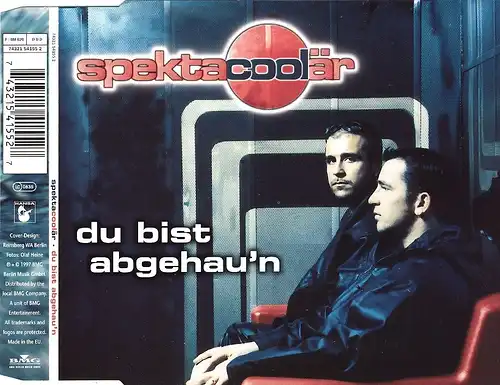 Spektacoolär - Du Bist Abgehau'n [CD-Single]