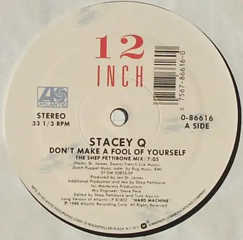Stacey Q - Don&#039;t Make A Fool Of Yourself [12&quot; Maxi]