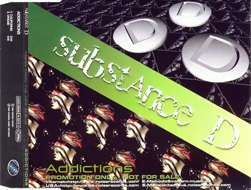 Substance D - Addictions [CD-Single]
