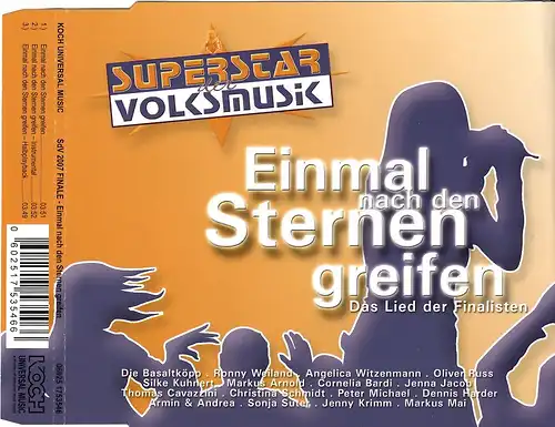 Superstar Der Volksmusik 2007 Finale - Einmal Nach Den Sternen Greifen [CD-Single]
