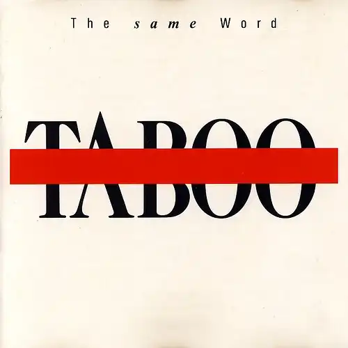 Taboo - The Same Word [CD]