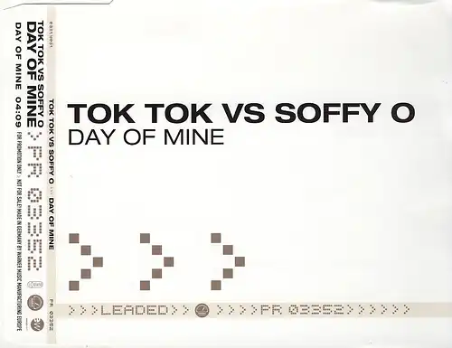 TokTok vs. Soffy O. - Day Of Mine (Ludicrous Idiots) [CD-Single]