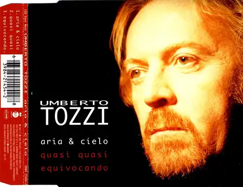 Tozzi, Umberto - Aria & Cielo [CD-Single]