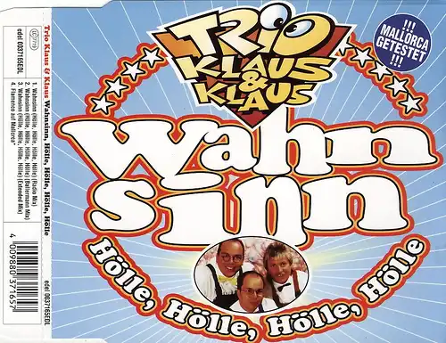 Trio Klaus & Klaus - Wahnsinn (Hölle, Hölle, Hölle) [CD-Single]