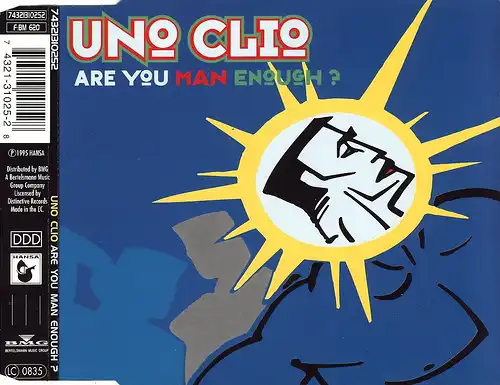 Uno Clio - Are You Man Enough [CD-Single]