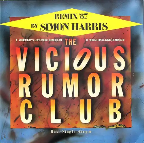 Vicious Rumor Club - Whole Lotta Love [12" Maxi]