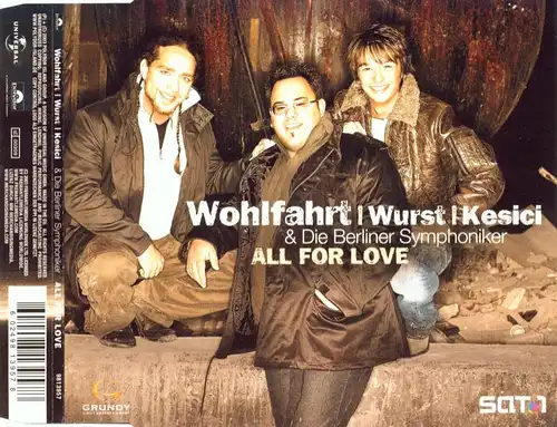 Wohlfahrt & Kesici & Wurst - All For Love [CD-Single]