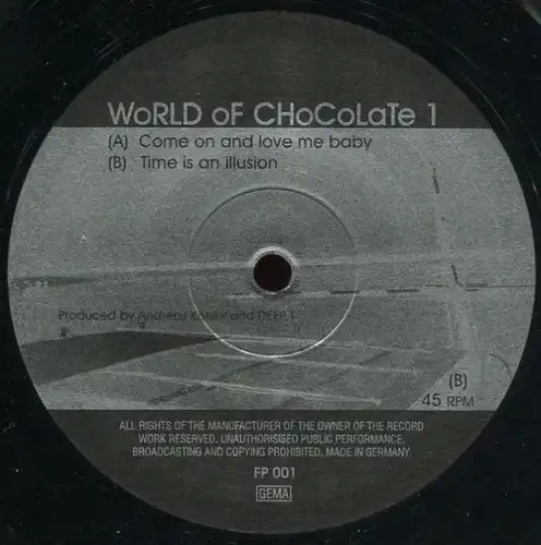 World Of Chocolate - World of Chocolated 1 [12&quot; Maxi]