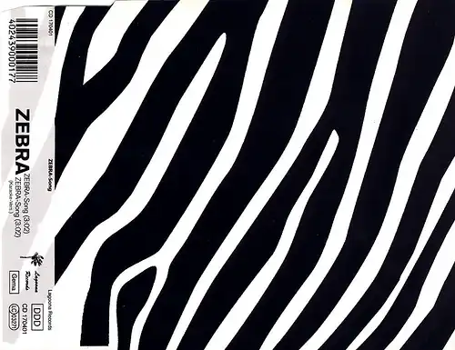 Zebra - chanson Zebre [CD-Single]