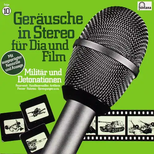 Various - Geräusche In Stereo für Dia und Film Folge 10 [LP]