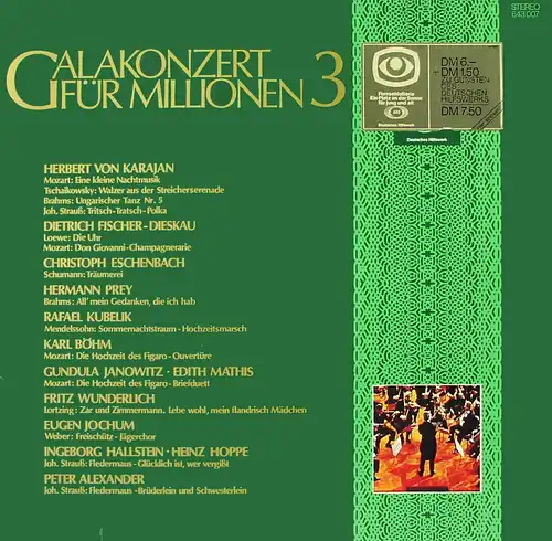 Various - Concert de gala Pour millions 3 [LP]