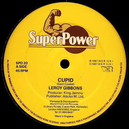 Leroy Gibbons / Super Power All Stars - Cupid / Zoom [12" Maxi]