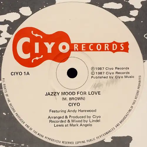 Ciyo - Jazzy Mood For Love [12&quot; Maxi]