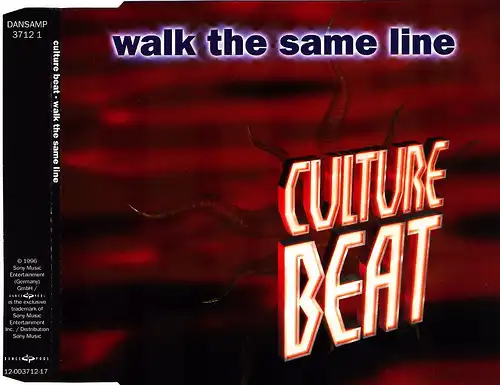 Culture Beat - Walk The Same Line [CD-Single]
