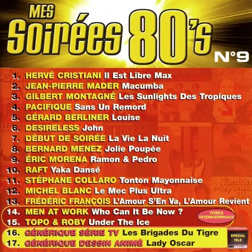 Various - Mes Soirées 80&#039;s No 9 [CD]