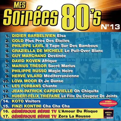 Various - Mes Soirées 80&#039;s No 13 [CD]