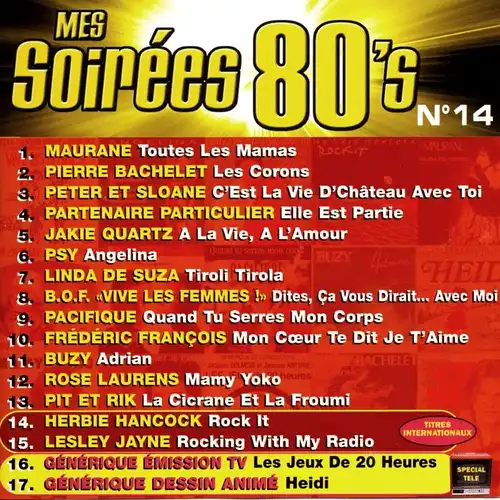 Various - Mes Soirées 80's No 14 [CD]
