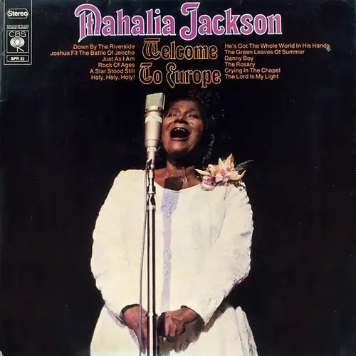 Jackson, Mahalia - Welcome To Europe [LP]