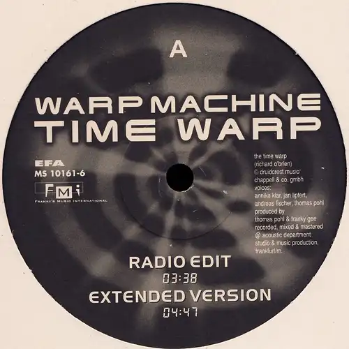 Warp Machine - Time Warp [12" Maxi]