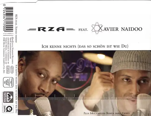 RZA feat. Xavier Naidoo - Ich Kenne Nichts (Das So Schön Ist Wie Du) [CD-Single]