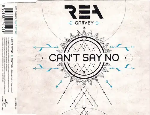 Garvey, Rea - Can't Say No [CD-Single]