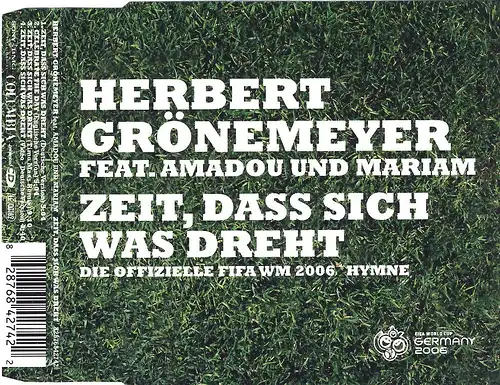 Grönemeyer, Herbert - Zeit, Dass Sich Was Dreht (feat. Amadou & Mariam) [CD-Single]