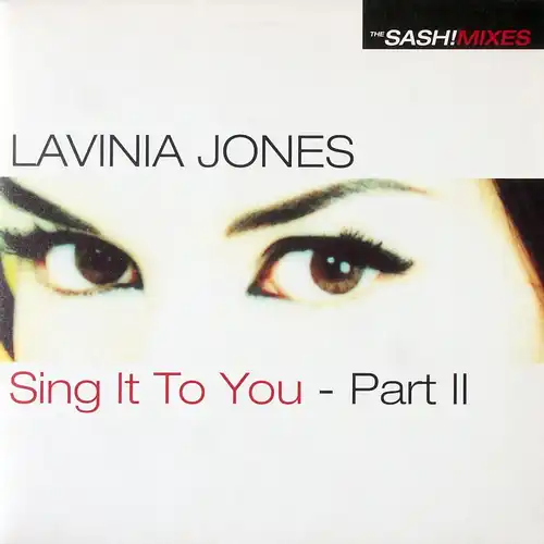 Jones, Lavinia - Sing It To You Part II [12&quot; Maxi]