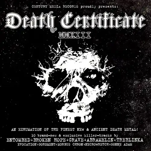 Various - Death Certificate MMXIII [CD]