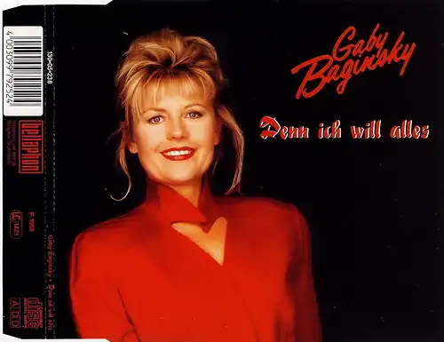 Baginsky, Gaby - Denn Ich Will Alles [CD-Single]