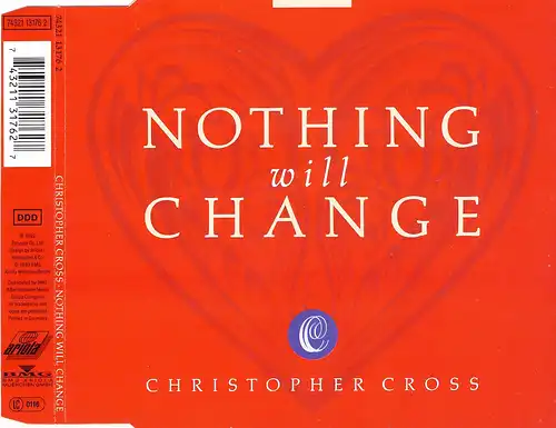 Cross, Christopher - Nothing Will Change [CD-Single]