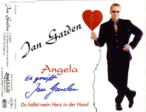 Garden, Jan - Angela [CD-Single]