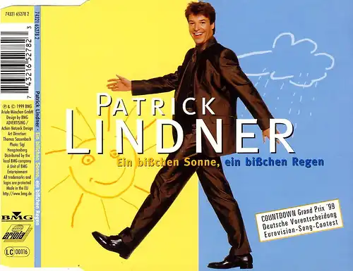 Lindner, Patrick - Un peu de soleil, un peu d'eau [CD-Single]