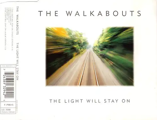 Walkabouts - The Light Will Stay On [CD-Single]