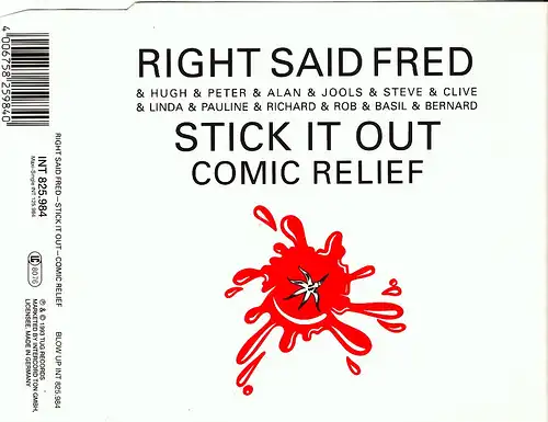 Right Said Fred - Stick It Out [CD-Single]