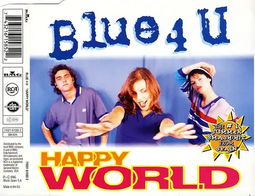Blue 4 U - Happy World [CD-Single]