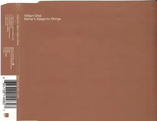 Orbite, William - Barber&#039;s Adagio For Strings [CD-Single]