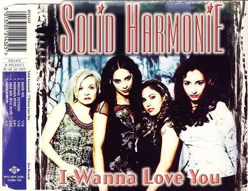 Solid Harmonie - I Wanna Love You [CD-Single]