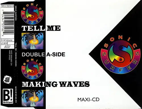 Surfers soniques - Tell Me / Making Waves [CD-Single]
