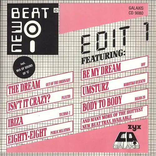 Various - New Beat Edit 1 [CD]