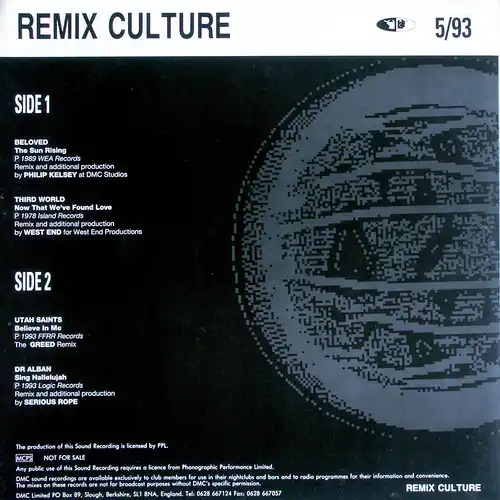 Various - DMC Remix Culture 5/93 [LP]