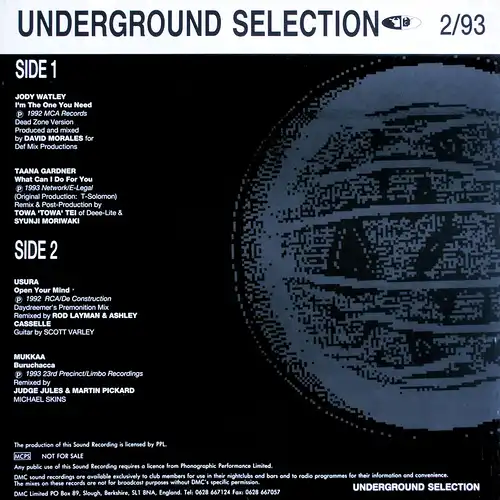 Various - DMC Underground Selection 2/93 [LP]