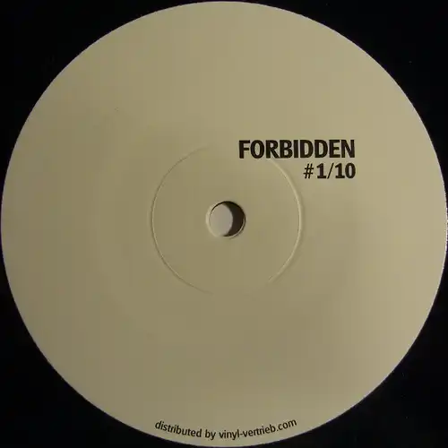 Forbidden - Foribiddan #1/10 [12&quot; Maxi]